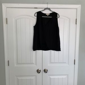 Michael Kors XL Black Sleeveless Top